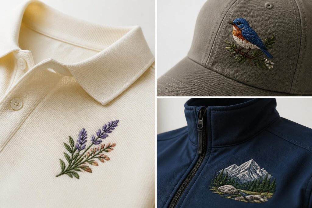 découvrez tout sur la broderie textile : rendu qualitatif, coûts associés et supports idéaux comme le polo, la casquette et la softshell pour un résultat personnalisé et durable.