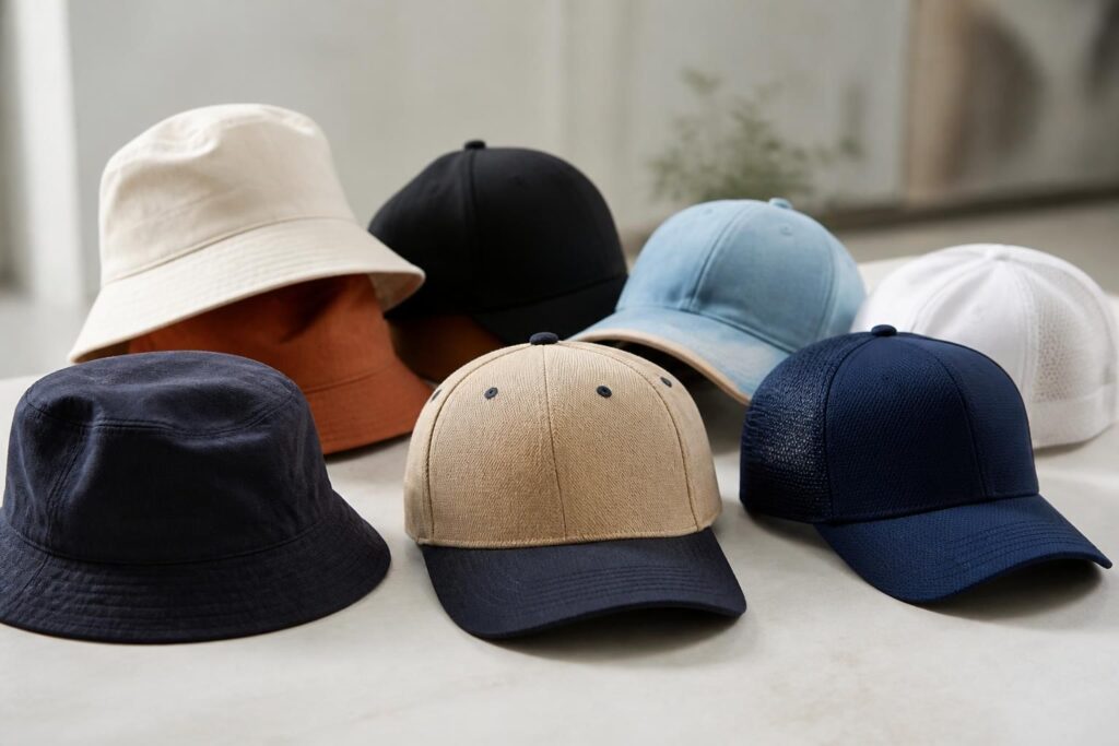 découvrez notre gamme de casquettes et bobs publicitaires personnalisables avec broderie, transfert et un large choix de matières pour promouvoir efficacement votre marque.