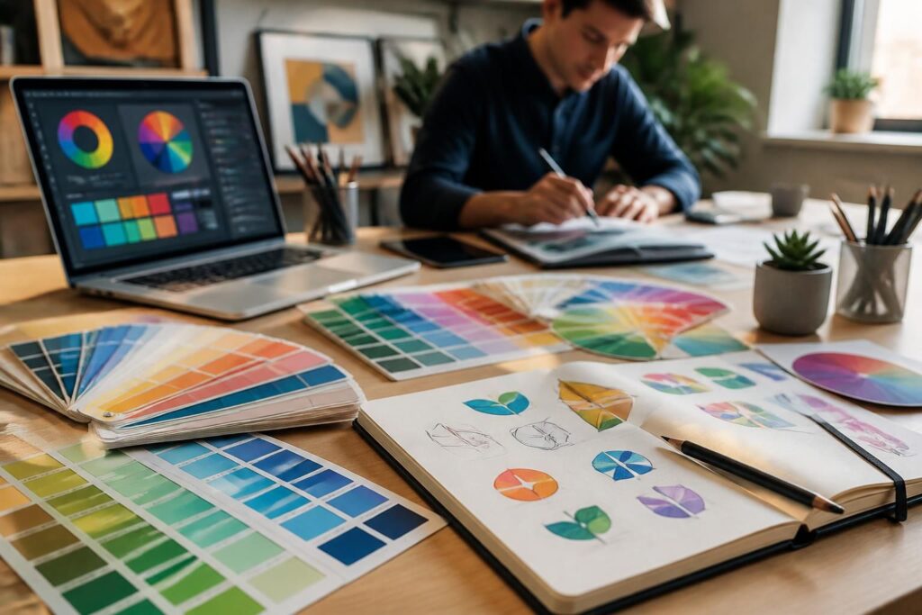découvrez comment choisir les couleurs de votre marque en comprenant leur signification et en appliquant les règles de base pour un impact visuel fort et cohérent.