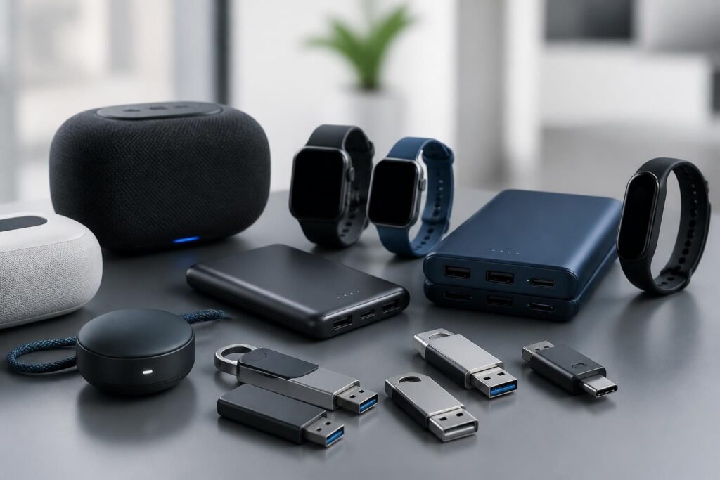 découvrez notre guide complet des objets publicitaires high-tech et connectés : clés usb, powerbanks, enceintes et gadgets innovants pour booster votre communication.
