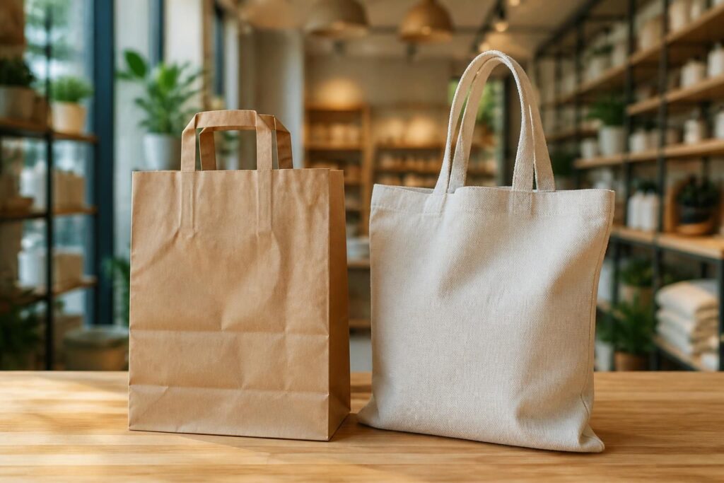 découvrez comment choisir entre un sac shopping en kraft ou en coton personnalisé pour valoriser votre image de marque. avantages, écologie et style au rendez-vous.