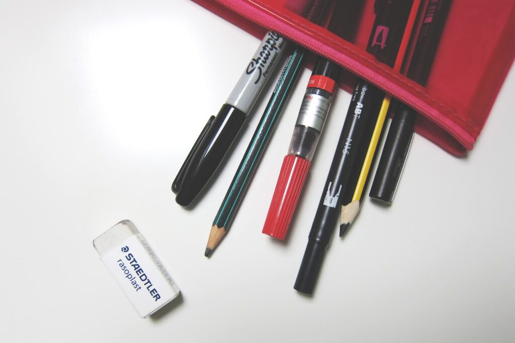 New pencil case means, shots of my stationery again *drools*