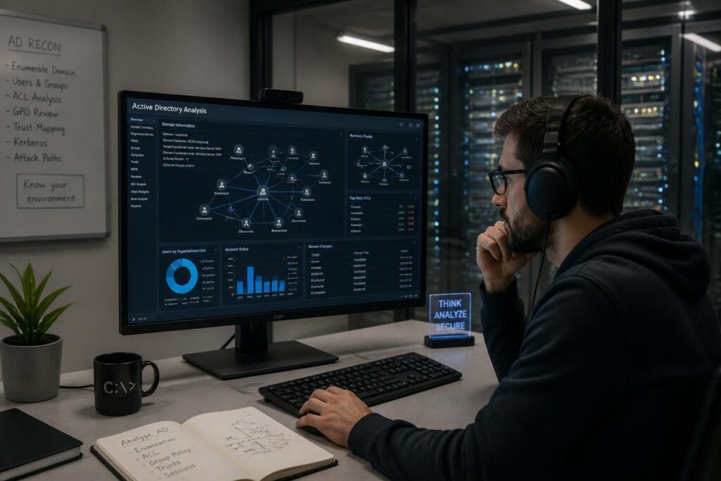 découvrez les outils et méthodes essentiels pour analyser et optimiser votre annuaire active directory grâce à notre guide complet sur la reconnaissance active directory.