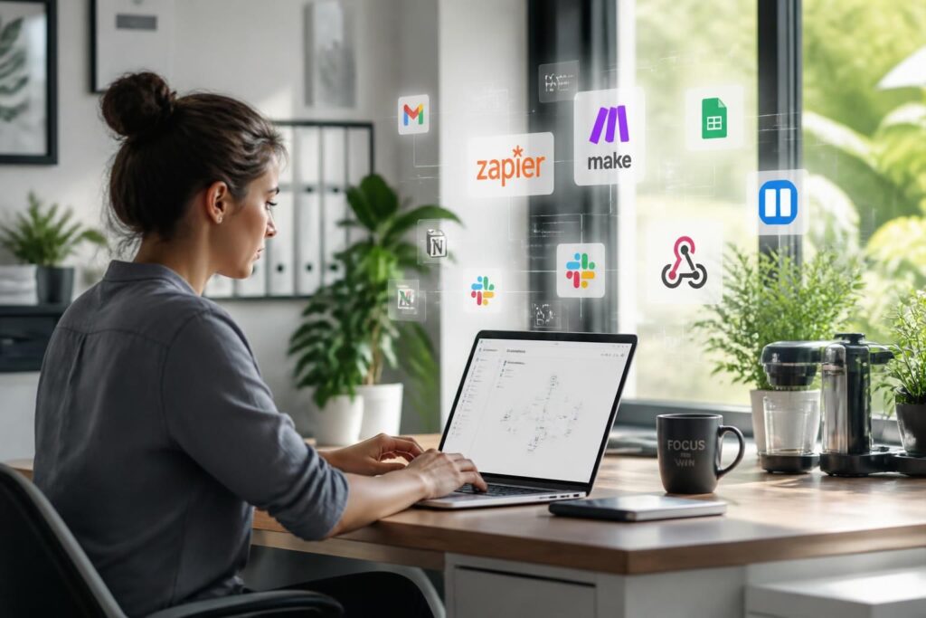 découvrez comment automatiser votre entreprise grâce à zapier, make et d'autres alternatives faciles à utiliser pour bien débuter et gagner du temps.
