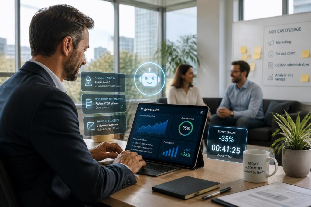 découvrez comment l'ia générative aide les pme à optimiser leur temps grâce à des cas d'usage concrets et efficaces.