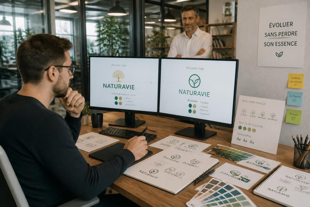 découvrez quand et comment réaliser la refonte de votre logo pour faire évoluer votre identité visuelle tout en conservant la fidélité de vos clients.