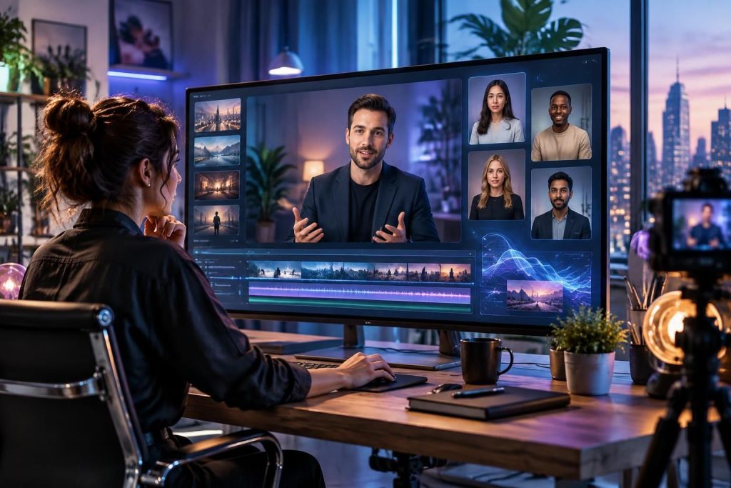découvrez elai.io, le générateur vidéo ia qui transforme vos textes en vidéos captivantes grâce à des avatars innovants et personnalisables.